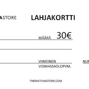 LAHJAKORTTI 30€