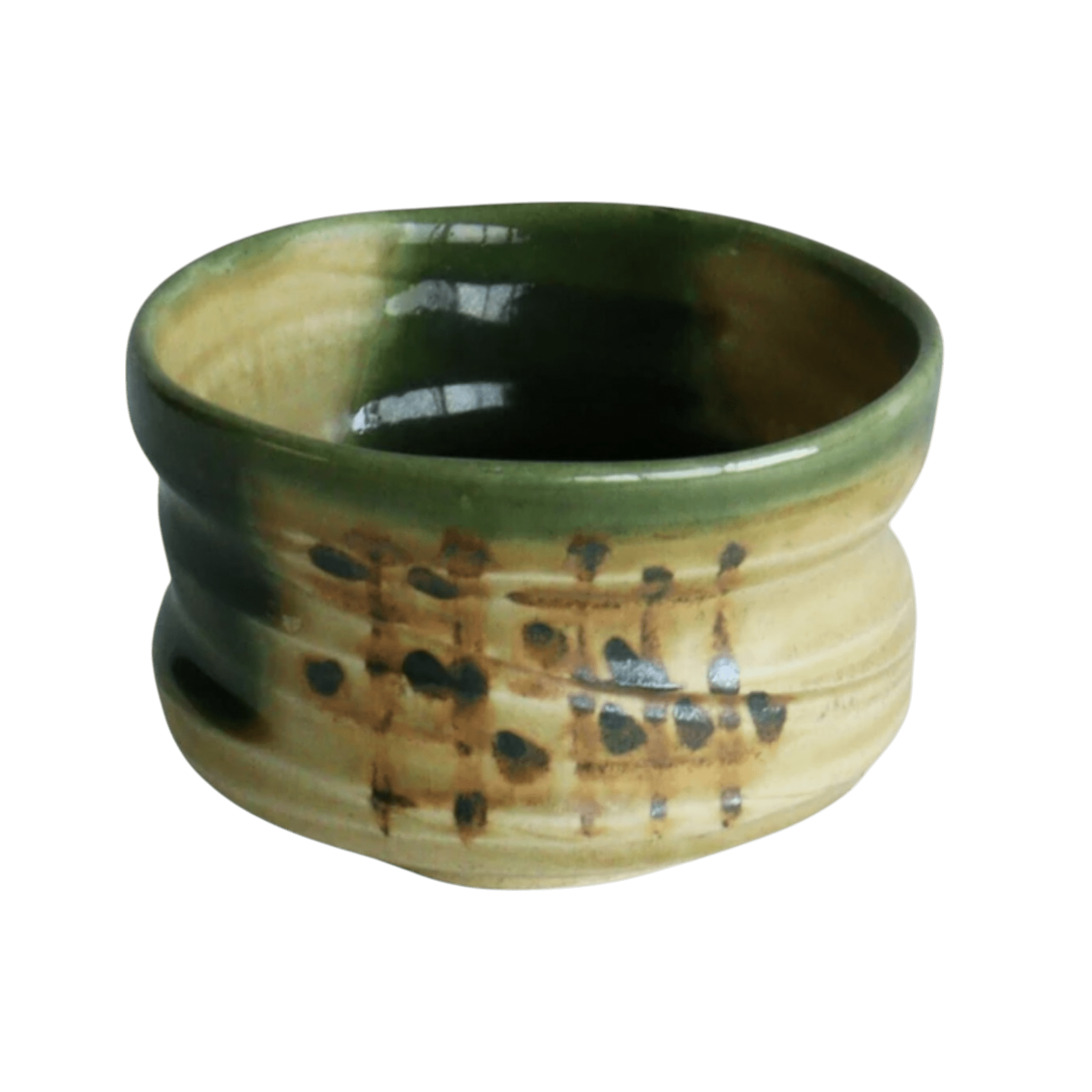 Aitoa Japanilainen Minoyaki Matcha kulho Nodate, Oribe Kosedo Aitoa Japanilainen Minoyaki Matcha kulho Nodate, Oribe Kosedo